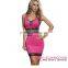 White Lace Mesh korean Applique Bodycon Mini girl daily wear dress