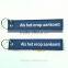 The High Quality Woven Label Key Ringl That the World Famous Brand Appointed Production