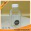 Beautiful Empty Square Glass Bottle For Milk With Lids 12oz