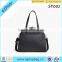 trim leather handle over night women travel business tote bag