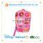 2015 Fashion satin Backpacks with donut printing for Student Girl Travel Bag Mochila Patchwork Cute Brand