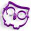 Funny clown owl shape Silicone Fried Egg Mold Ring Art Breakfast /silicone egg poacher