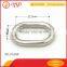 Shiny Nickel Oval Shape Metal Ornament Handbag Accessories with high standard
