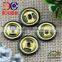 17MM Gunmetal Logo Metal Snap Button for Jacket And Casual Clothing