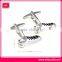 Hot selling business metal guitar cufflink