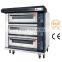 High class 2 deck 4 trays electric oven with 8 trays proofer