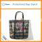 Wholesale custom print Black Color Polyester reusable Shopping Net Mesh Tote Bag