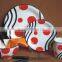white dot ceramic dinnerware set made in China 20pcs ceramic dinner set