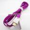 customized magnetic TPE flat micro usb data cable for phone charger cable