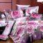 3D vivid tulip printed bedding sets with all bed sizes bedroom furniture sets/comforter sets