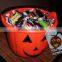 2015 New Design Plastic Halloween led Pumpkin Bucket