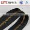 Size customed zipper manufacturer brass gold teeth metal zipper for jeans