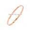 Memories Bangles With Customize Design Word 'BE HAPPY' With 4mm/7mm Width