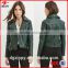 2015 Alibaba latest apparel designs fashion faux leather moto jacket for women