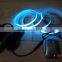 AC110V-240V Sound control Inverter lighting decoration Blue 1500mmX10mm EL tape