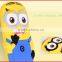 Silicone material and 7inch size kid proof rugged tablet protective case