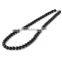 female black nephrite necklace with Buddharupa pendant