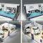 modular temporary 2 floor dormitory buildings use container house/Light Steel Structure Framing Prefabricated Container house