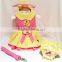 Garden Dog Harness Dress 4 Piece Set - Dress, Hat, Leash and Panties