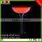 LED Bar Furniture KD-BS318/KD-BS320 LED glowing cocktail table for bar