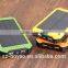 2016 New Model Solar Power Bank , Universal Portable Solar Power Bank With Dual Output