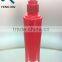 screen printing 300ml red pet plastic lotion bottle with lotion pump for skin care oil / wholesale plastic bottle from supplier