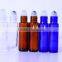 10m Bottle Stainless Metal Roller Ball 10ml Tawney Glass Cobalt Roll on Bottle