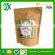 Import from china milk powder packaging bag zipper stand up brown paper bag for coconut milk