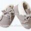 2014 Newest Soft Sole Warm Leather Newborn Baby Shoes With Lace