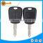 Metal Logo on Key Fob Blanks Wholesale With 206 Uncut Blade 2 Button Remote Car Key Cover Shell for Peugeot 206 205 106 405
