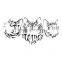 Hot Sales New Promotion Gift Clever Cat Custom Decorative Sticker Adornment For Living Room