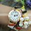 geneva cloth new design fashion girls watch wrist watch factories