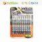 Heavy duty crv double cross screwdriver bits