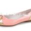 metallic pointed toe cap TPR sole adies belly shoes women ladies flat shoes ballet ballerina shoe