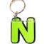 fashion made soft silicone keychain / custom keychain