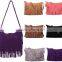 New Fashion Fringe Tassel cross body bag Women's Handbags Messenger Bag Lady Cross Body Shoulder Bag