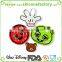 Slip-resistant funny Halloween pumpkin pattern round shape silicone pot holder