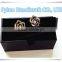 Luxury custom design plastic cufflink gift box wholesale