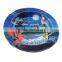 2015 new custom round blue printed tin ashtray