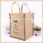 promotional factory eco jute bag/burlap bag/shopping bag