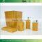 2015 New Style Modern design 4 pcs bamboo bathroom accessory set