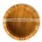Bamboo Salad Bowl Natural Serving Dish Kitchenware Dining