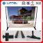 Adjustable folding portable tradeshow event backdrop stand, photo booth backdrop,trade show wall