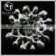 Good quality NK006 metal rhinestone button with pearl for clothes