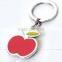 Bulk lapel pin Lovely shape soft pvc+Metal coil keychains/key chain