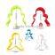 5PCS Plastic Multi-size Gingerbread Man Cookie Cutter Set