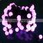 Diameter 2.0cm outdoor christmas decoration cotton ball string lights