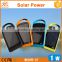 Energy saving big capacity solar cell power bank with flexible pothook