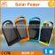 Factory private model waterproof solar power bank 8000Mah smart phone charger battery solar power bank