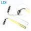 Hot sale 17cm cob led daytime running light with silver metal cover DRL